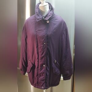 Womans Purple Size XL Extra Large Bromley Sport Thermoloft Jacket Coat